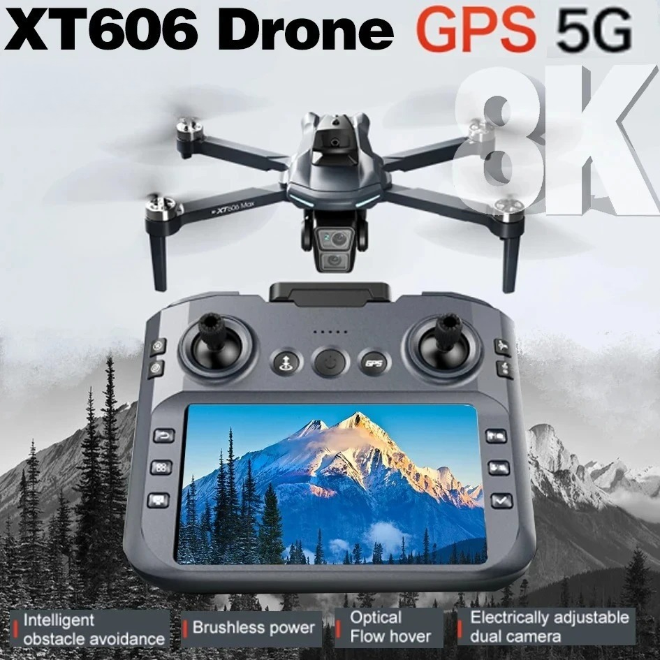 Original XT606 Drone Professio - Fpv Brushless Rc Drone 4K 评论和价格