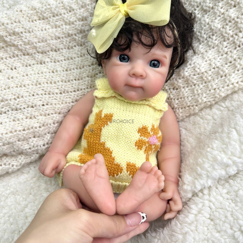 Mini 12Inch Open Eyes Bettie w - Reborn Baby Doll Silicone Realistic 评论和价格