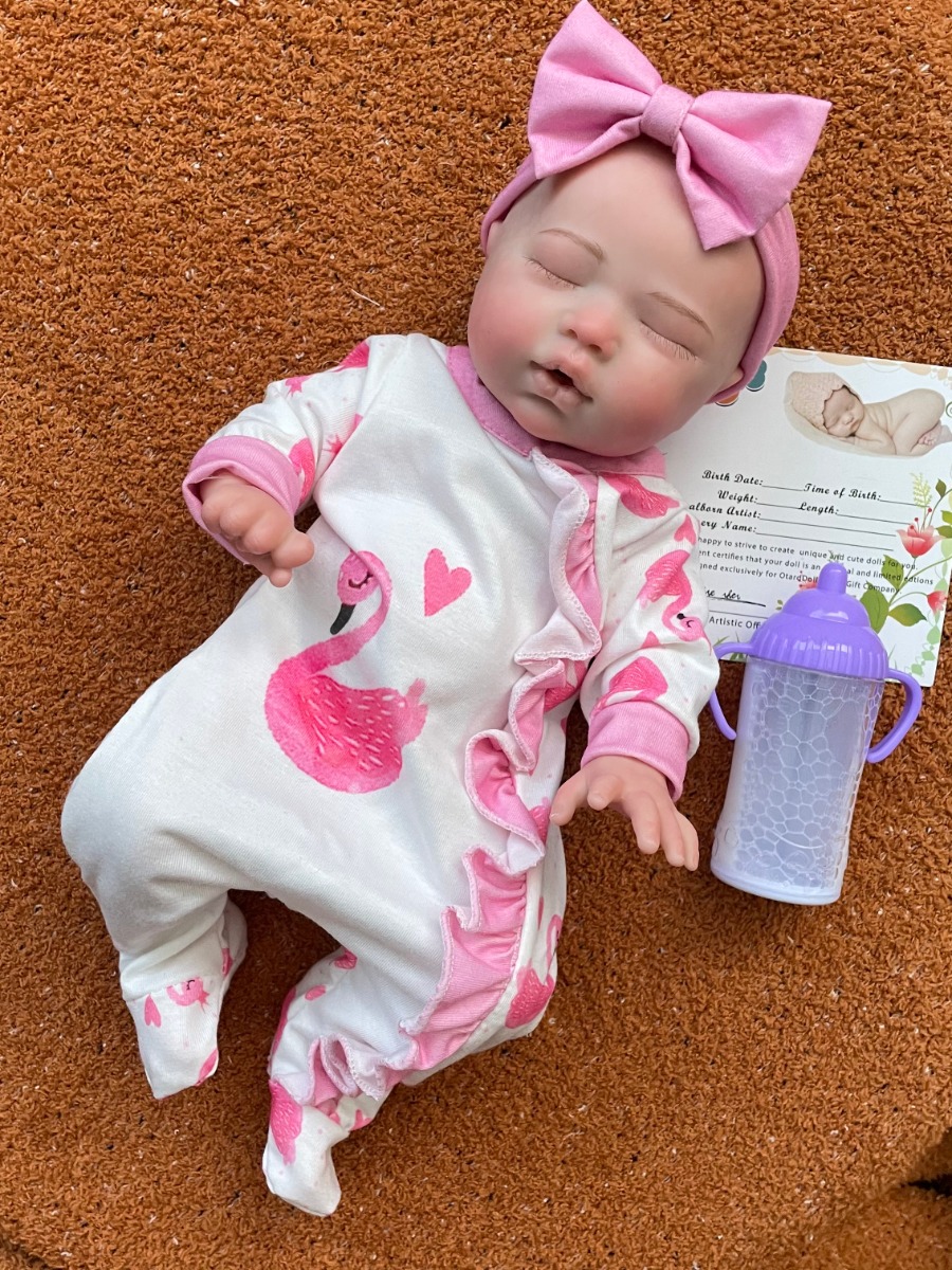 13.7 Inch 35 cm Full Body Soft - Reborn Baby Doll Silicone Realistic 评论和价格