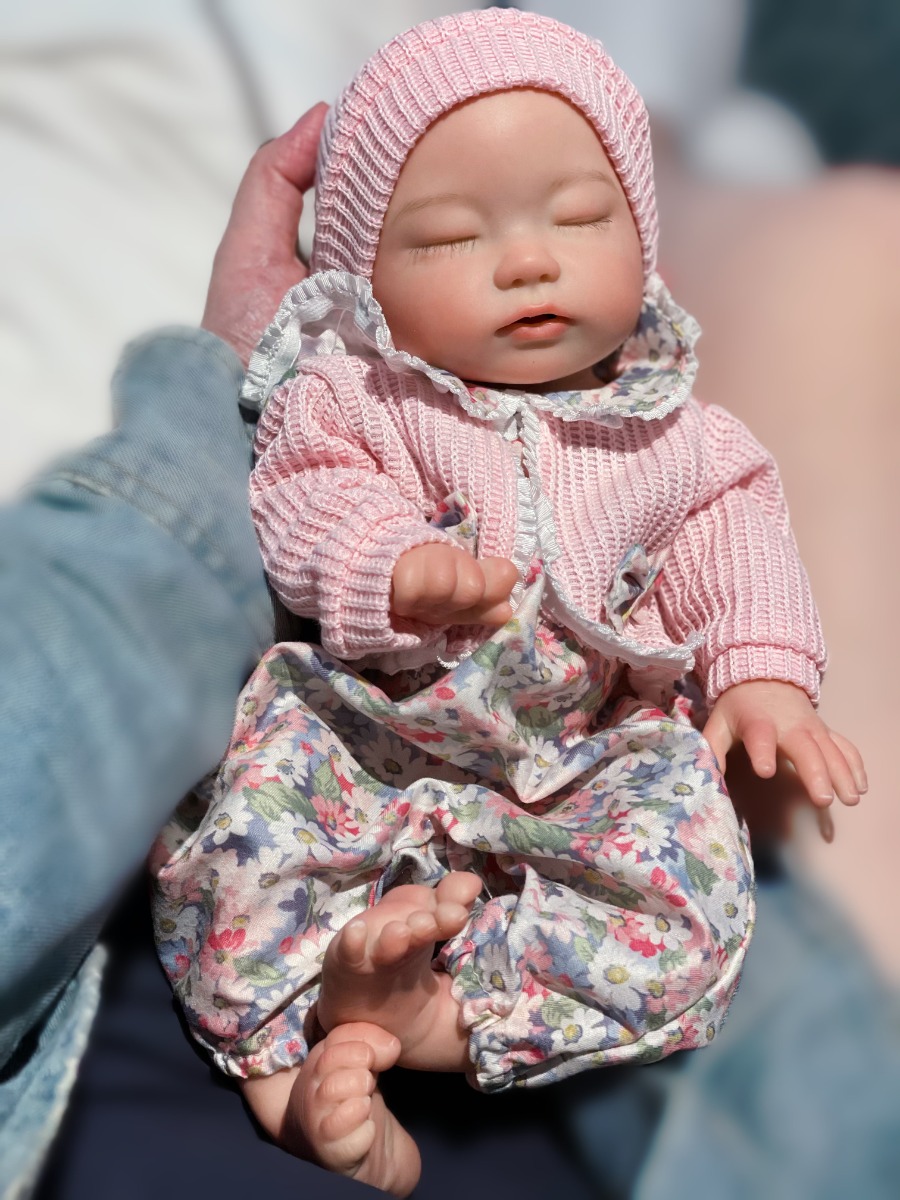 13.7 Inch 35 cm Full Body Soft - Reborn Baby Doll Silicone Realistic 评论和价格