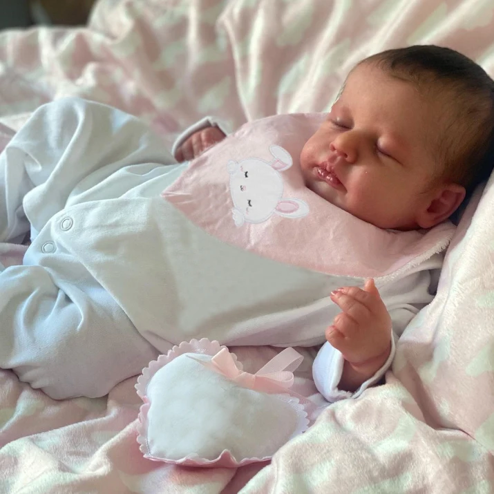49CM Cuddly Full Body Silicone - Reborn Baby Doll Silicone Realistic 评论和价格