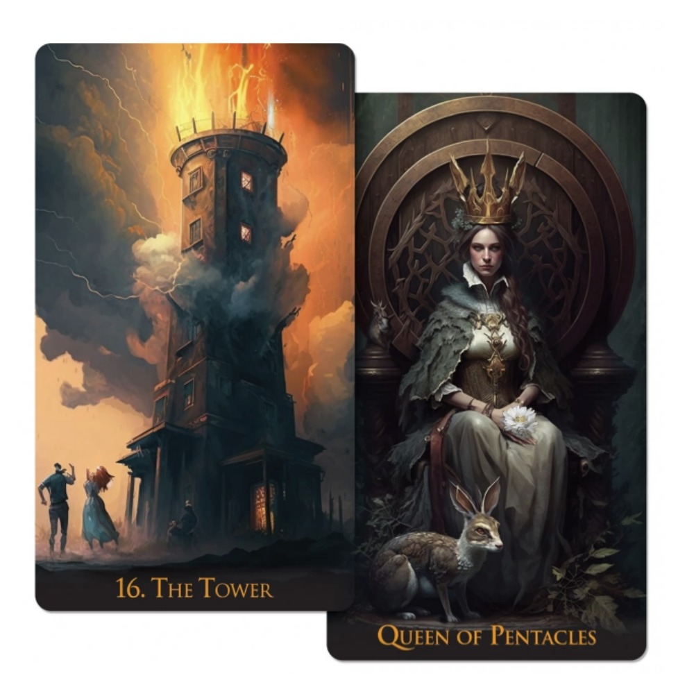 12*7cm Weird World Tarot 78 Ca - Tarot Cards Deck With Guidebook 评论和价格
