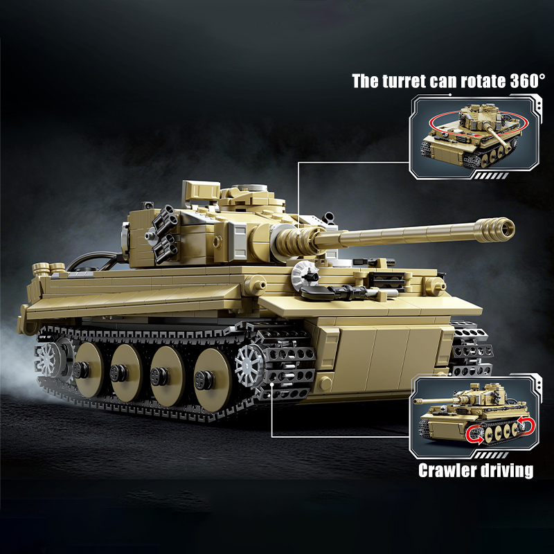 Military 1000Pcs Germany Tiger - Lego Compatible Military Tank 评论和价格