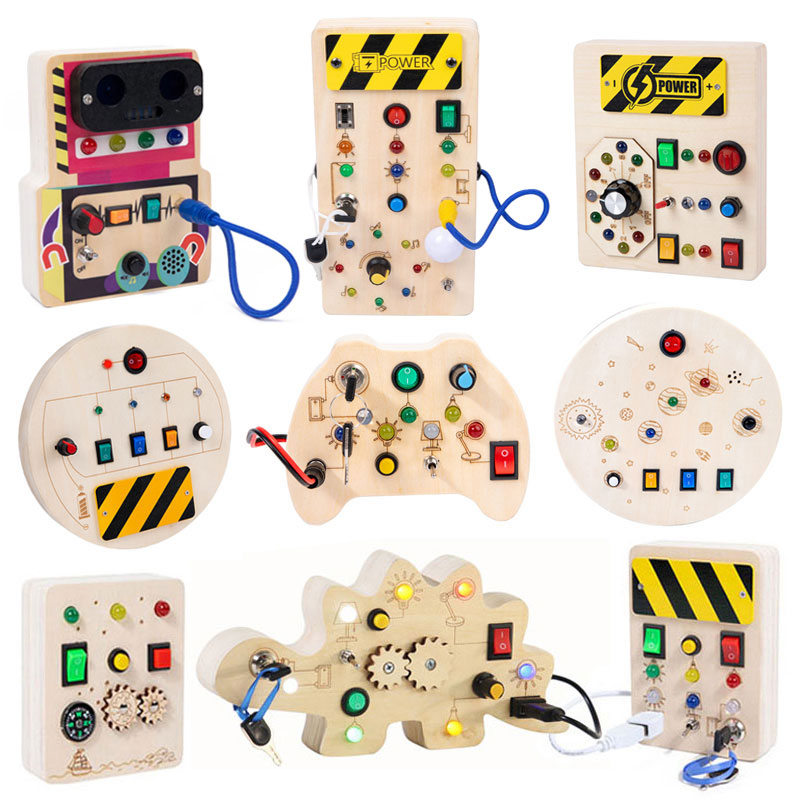 Montessori Busy Board Sensory  - Montessori Wooden Busy Board Toddler 评论和价格