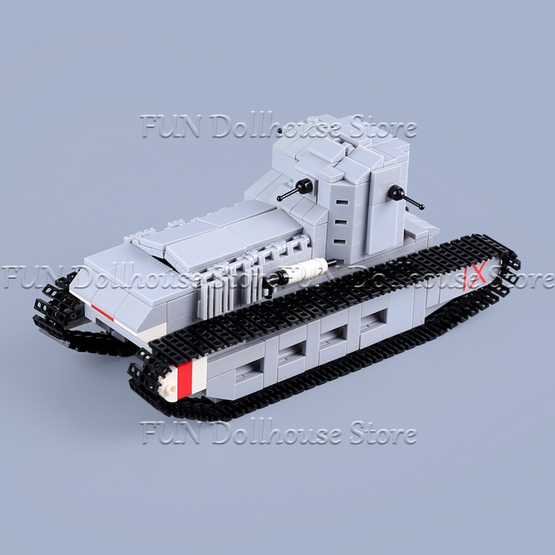 MOC WW1 Military Army Soldier  - Lego Compatible Military Tank 评论和价格