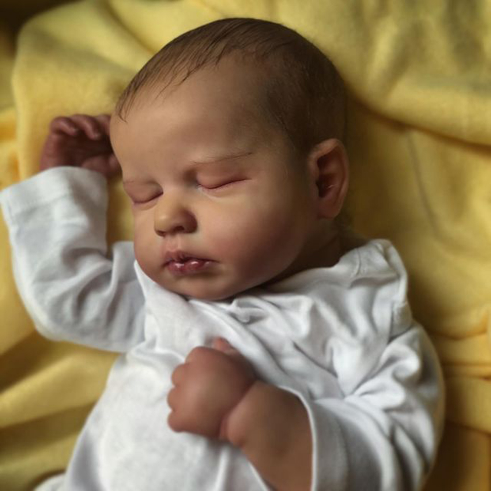 MRB 50CM Realistic Finished Be - Reborn Baby Doll Silicone Realistic 评论和价格
