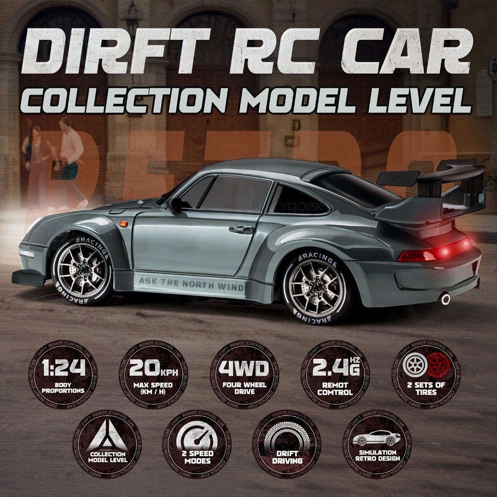 2.4G Remote Control RC Drift R - Rc Drift Car 1 24 Scale 4Wd 评论和价格