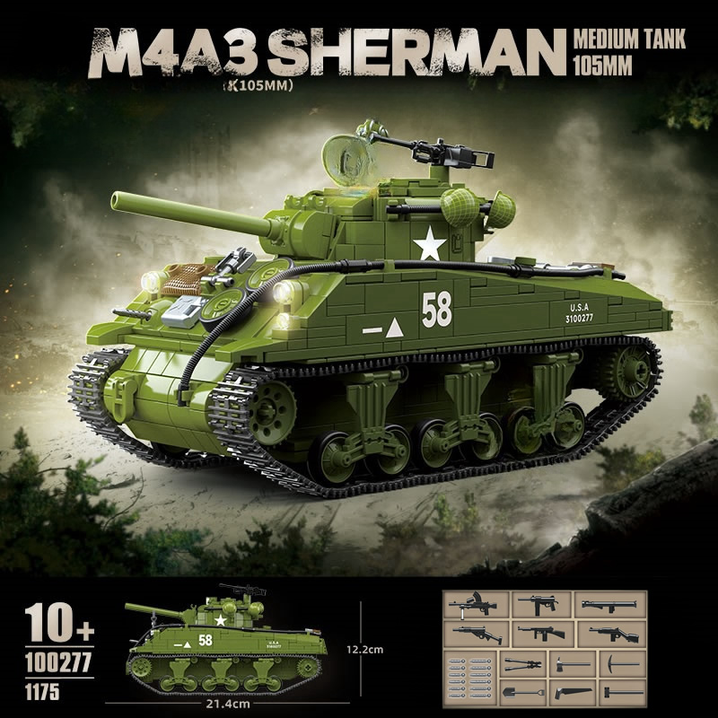 New World WarII Military Weapo - Lego Compatible Military Tank 评论和价格