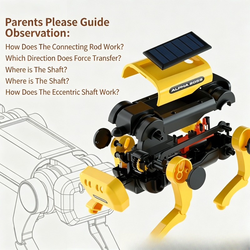 DIY Solar Powered Walking Mech - Stem Solar Robot Kit For Kids 评论和价格