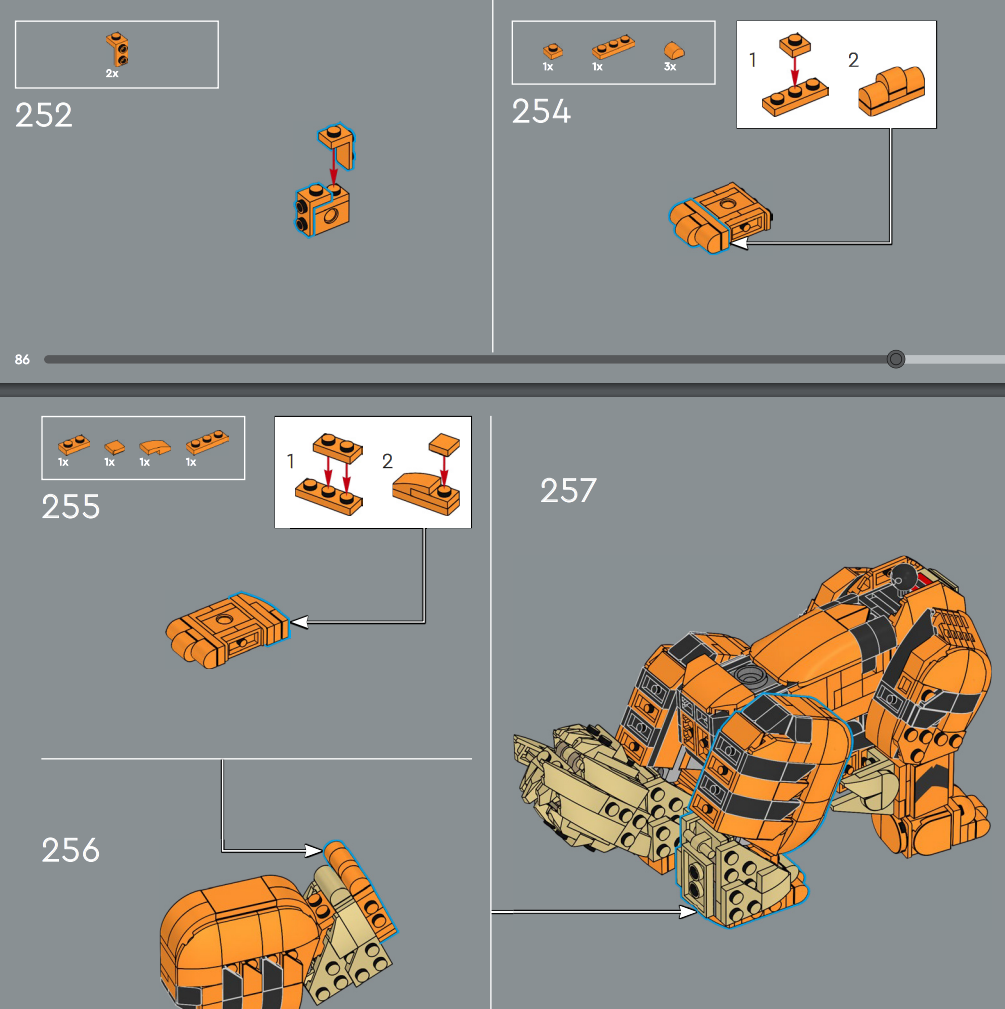 1190PCS 3D Versatile Wind Stee - Building Blocks 评论和价格