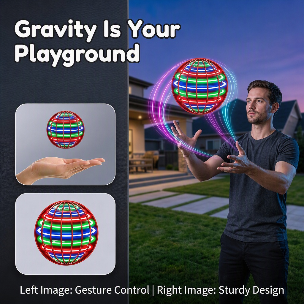 Magic Hand Control Flying Ball - Stem Solar Robot Kit For Kids 评论和价格