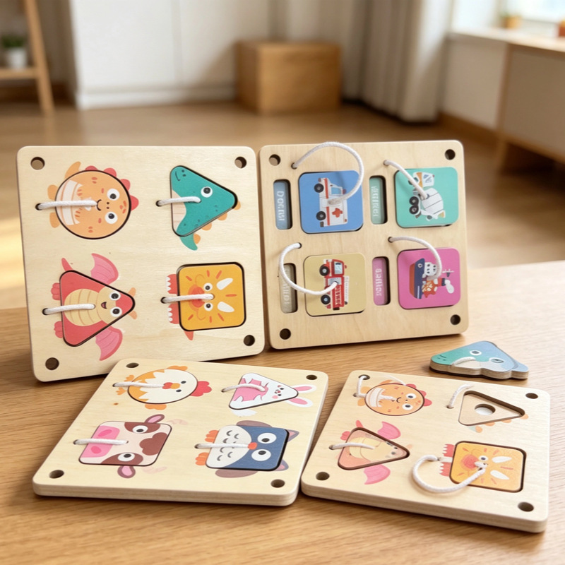 Montessori Wooden Busy Board D - Montessori Wooden Busy Board Toddler 评论和价格
