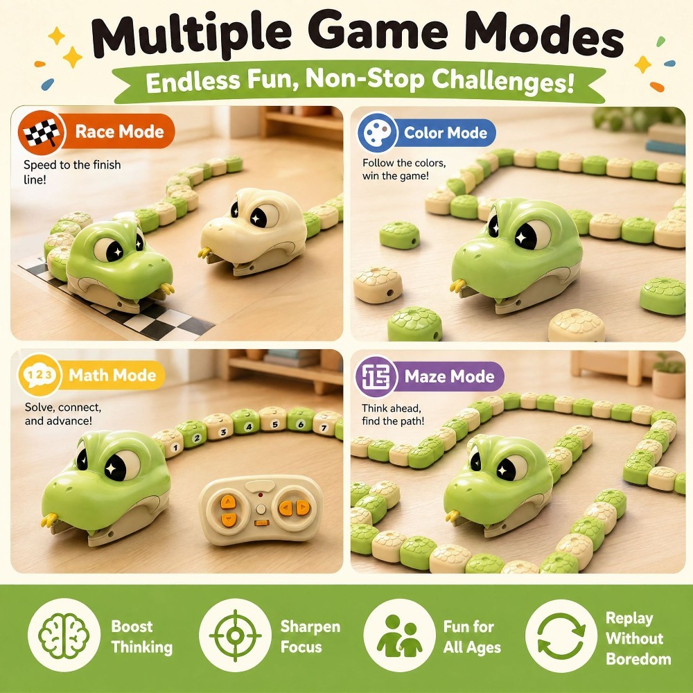 Remote Controlled Greedy Snake - Educational Toys 评论和价格