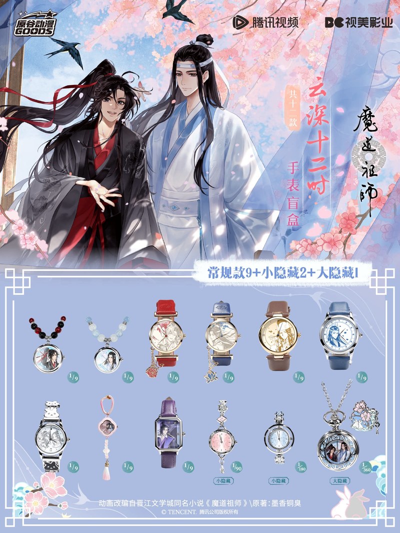 Mdzs Acg Goods The Untamed Wat - Anime Action Figure Blind Box 评论和价格