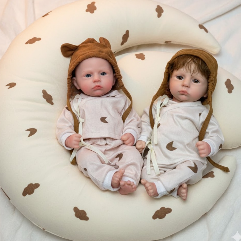 AnjoDoll 33CM Painted/Unpainte - Reborn Baby Doll Silicone Realistic 评论和价格