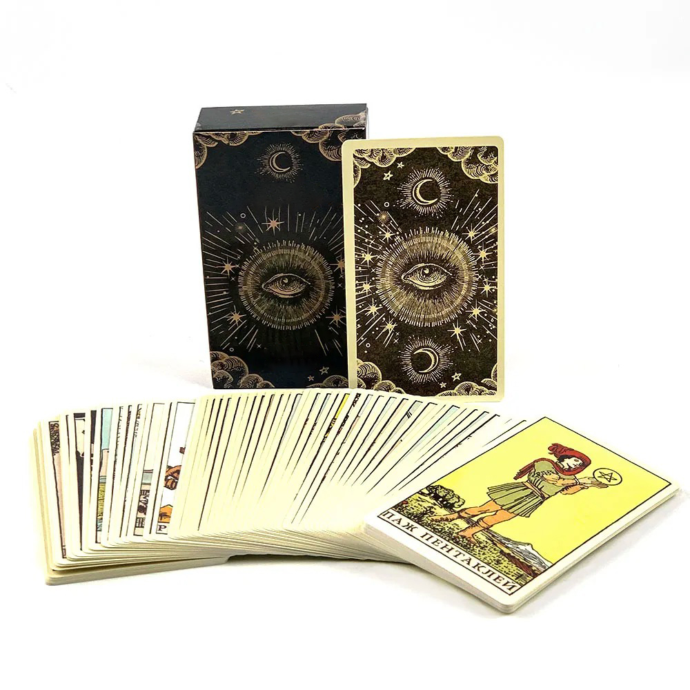 Russian Edition Tarot Cards Fa - Tarot Cards Deck With Guidebook 评论和价格
