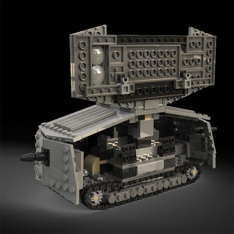 MOC WW1 Germany Military A7V C - Lego Compatible Military Tank 评论和价格